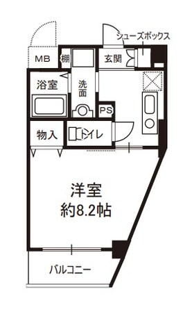 六甲道駅 徒歩8分 5階の物件間取画像